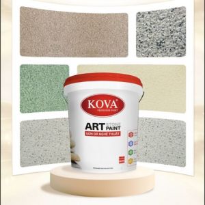 Sơn Đá Kova Art Stone - Nghệ Thuật Trang Trí Nội Ngoại Thất Đẳng Cấp (Thùng 5kg)