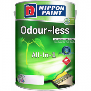 SƠN NỘI THẤT CAO CẤP NIPPON ODOUR LESS ALL IN 1 ( BÓNG, KHÔNG MÙI)