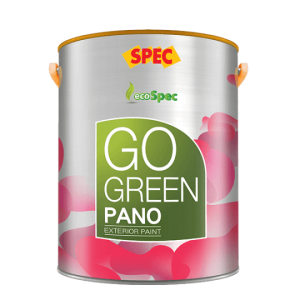 SPEC GO GREEN PANO EXTERIOR PAINT - SƠN SPEC XANH NGOẠI THẤT BẢO VỆ TỐI ĐA