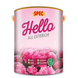 SPEC HELLO ALL EXTERIOR - SƠN NƯỚC NGOẠI THẤT BÓNG NHẸ