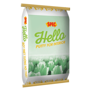 SPEC HELLO PUTTY FOR INTERIOR - BỘT TRÉT TƯỜNG NỘI THẤT