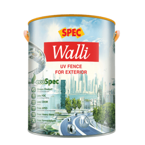 SPEC WALLI UV FENCE FOR EXTERIOR - SƠN NGOẠI THẤT CAO CẤP THÁCH THỨC THỜI TIẾT & BẢO VỆ TỐI ĐA